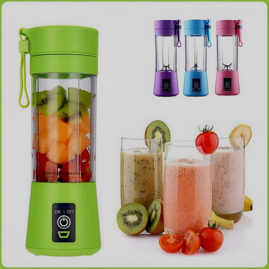 Portable Mini 6 Blade Juicer Blender | Outdoor Juicing Cup | Rechargeable juicer Machine